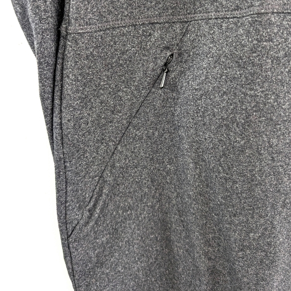 2010 Lolë Women's Gray Cowl Neck Sweater Dress - Picture 4 of 9